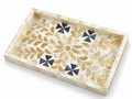 Natural Color Shell – Golden Branch & Leaf Tray