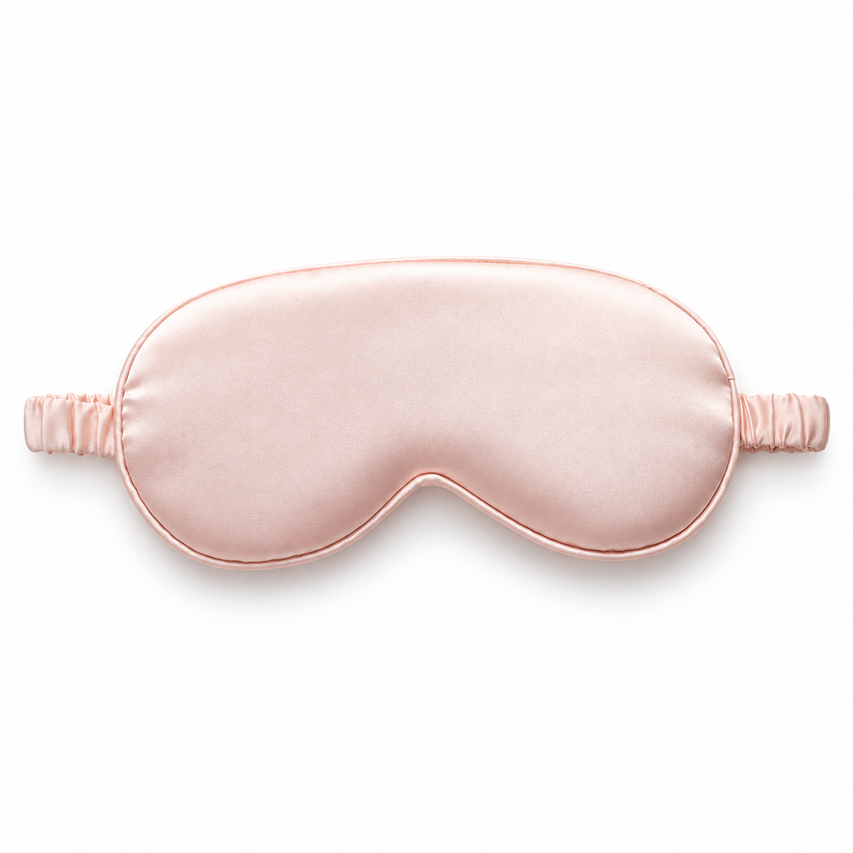 Flesh Pink Faux Silk Sleep Mask